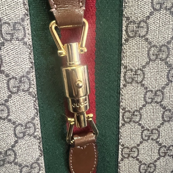 Gucci GG Supreme Monogram Web Large Jackie 1961 Tote - Picture 15 of 15